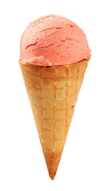 istock Strawberry icecream in a cone 171298934