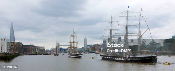 Tall Ships On River Thames For Diamond Jubilee River Pageant Stock Photo - Download Image Now