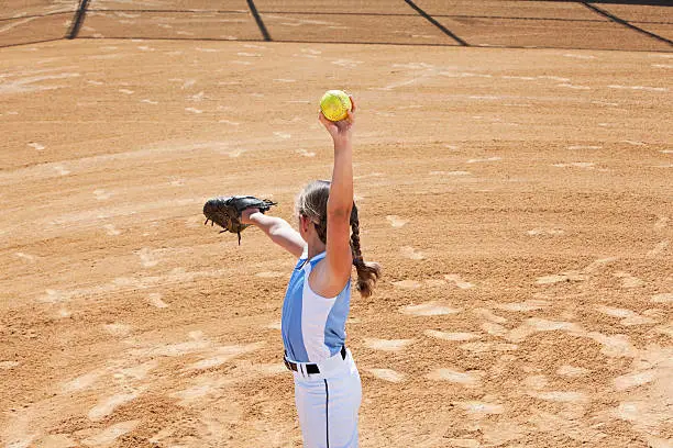 Photo of Softball pitcher