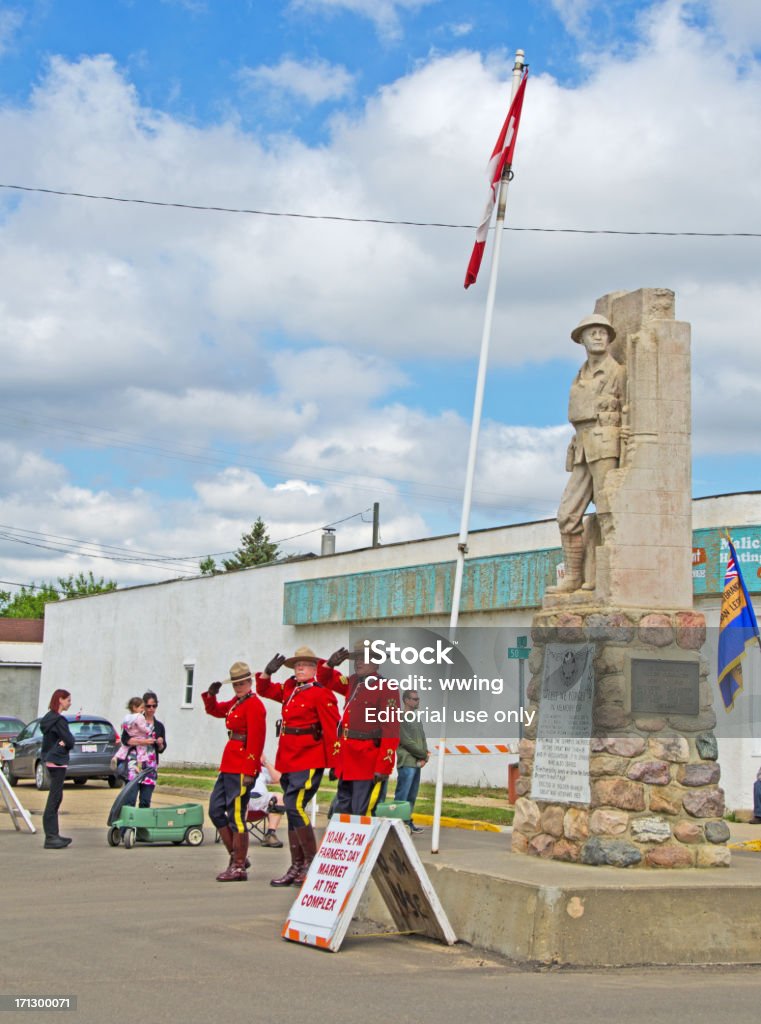 Homenaje a los soldados caído - Foto de stock de Alberta libre de derechos