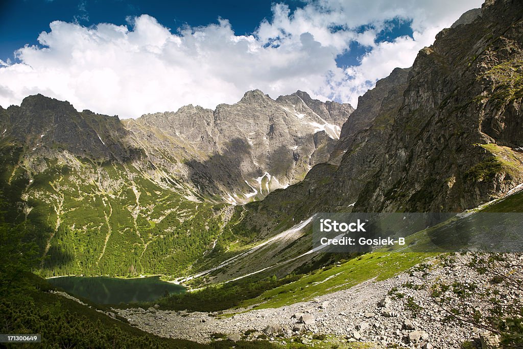 'Morskie Oko'lac dans les montagnes de Tatra - Photo de Monts de Tatra libre de droits
