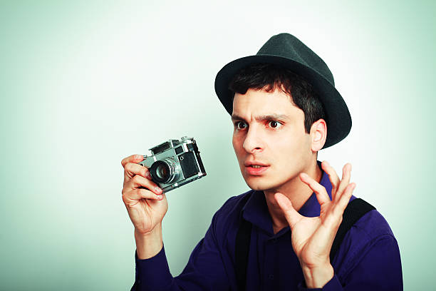 istock Vintage Photographer talking to model 171301137