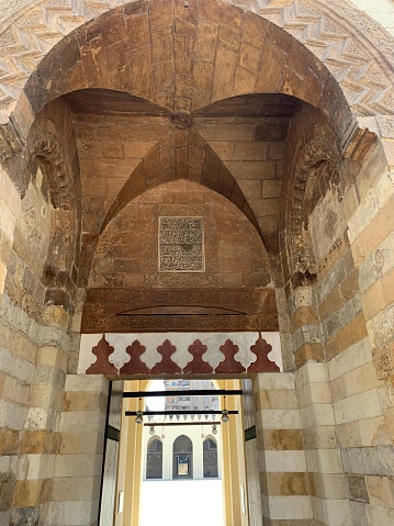 Mosque of al-Zahir Baybars in Cairo Egypt after re opening