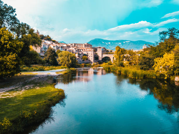 istock Lleida, Spain - August 2, 2019: A mountain town in the Catalan Pyrenees. 1713014274
