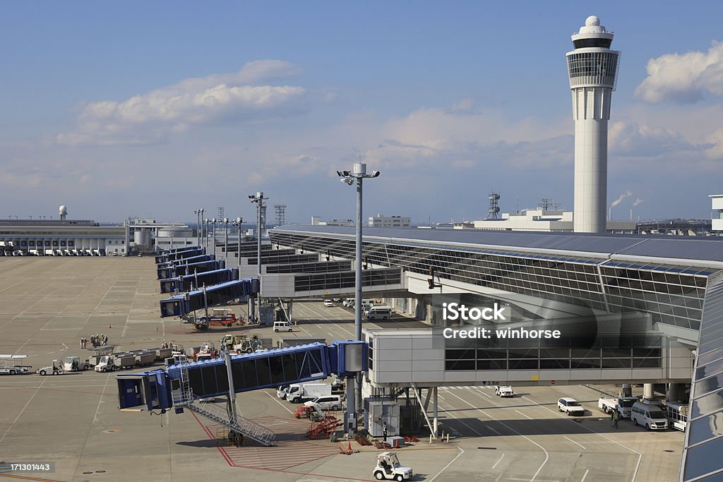 Terminal de aeroporto - Foto de stock de Aeroporto Internacional de Chūbu Centrair royalty-free