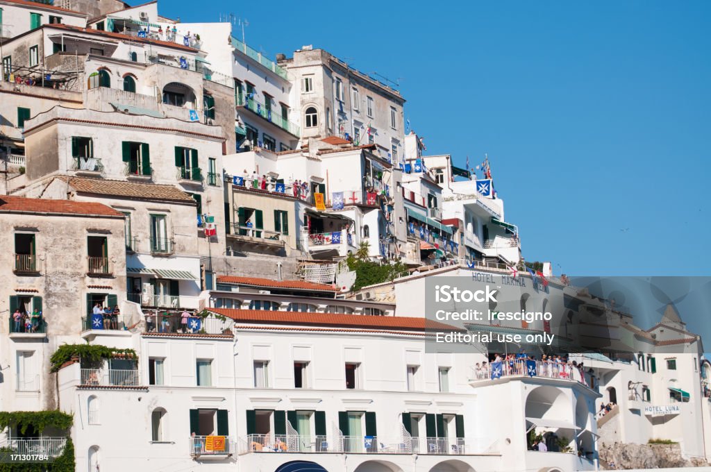 Régate historique-Italie - Photo de Amalfi libre de droits