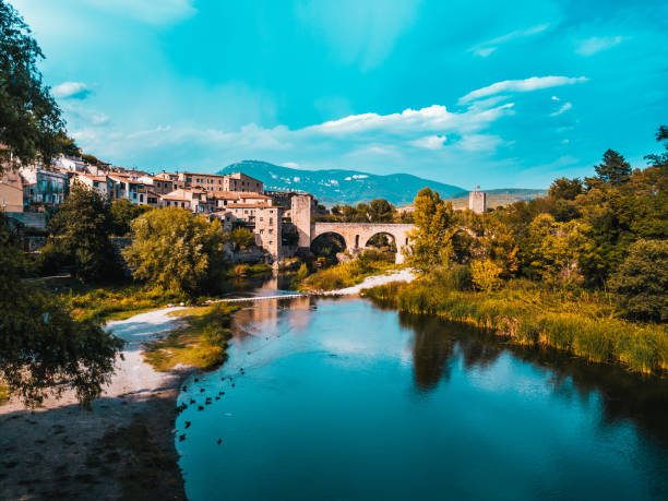 istock Lleida, Spain - August 2, 2019: A mountain town in the Catalan Pyrenees. 1713019281