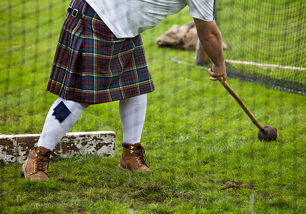 istock Throwing the Hammer at Highland Games, Scotland 171302008