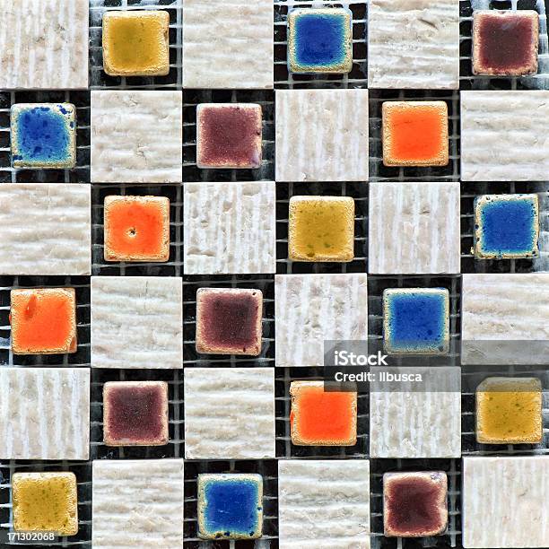 Tiles Textures Multicoloured Mosaic Stock Photo - Download Image Now - Backgrounds, Blue, Color Image