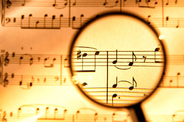Close-up of music sheet