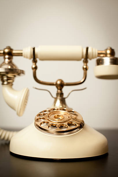 istock Antique Victorian-Style Rotary Telephone Sitting on Table 171302842