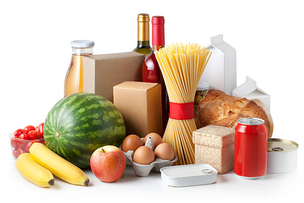 sklepy spożywczy - food and drink fruits and vegetables zdjęcia i obrazy z banku zdjęć