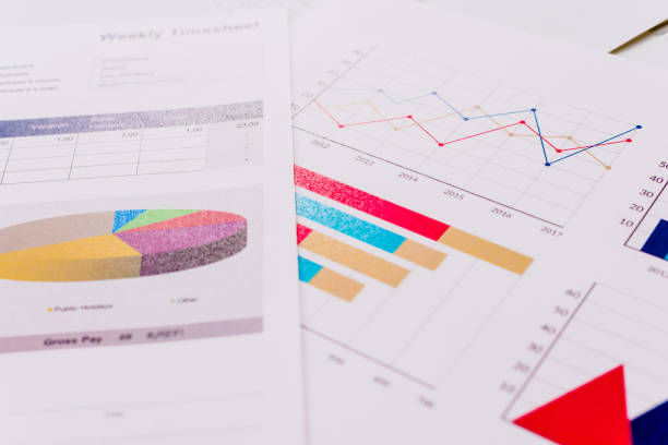 istock Economist analyzes the evolution of the global economy with banking documents. 1713029737