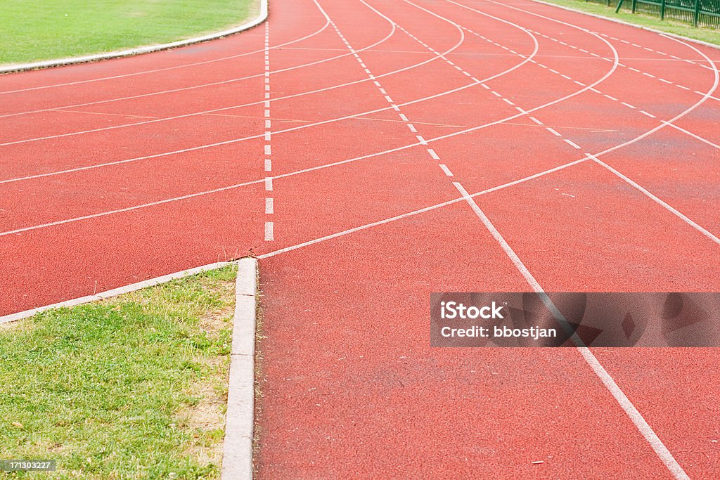 Trilhas de corrida - Foto de stock de Atletismo royalty-free