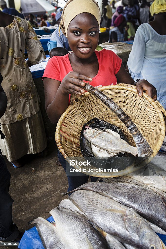 Rynek afrykański - Zbiór zdjęć royalty-free (Senegal)