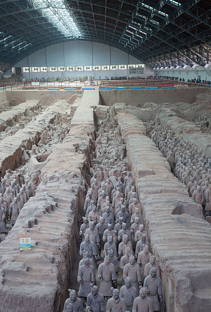 istock Burried Terracotta Warriors in Xi'an, China 171303544