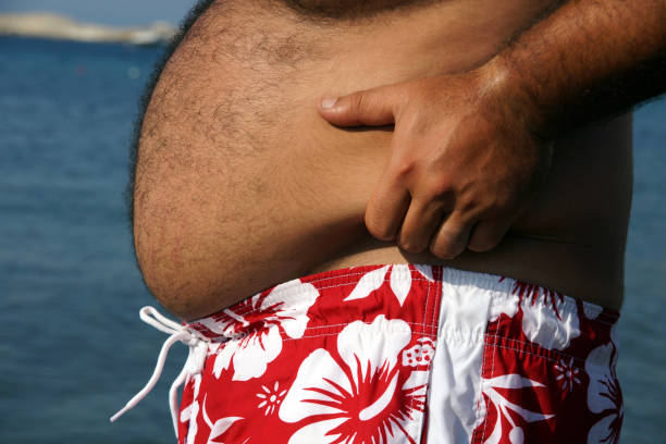 fat fat belly hairy fat man pictures stock pictures, royalty-free photos & images