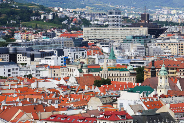 istock Bratislava towers and roofs 1713044004