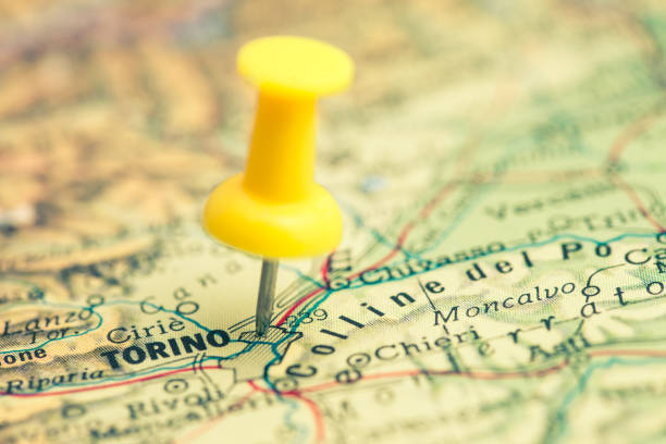 istock Thumbtack on Torino City 171304506