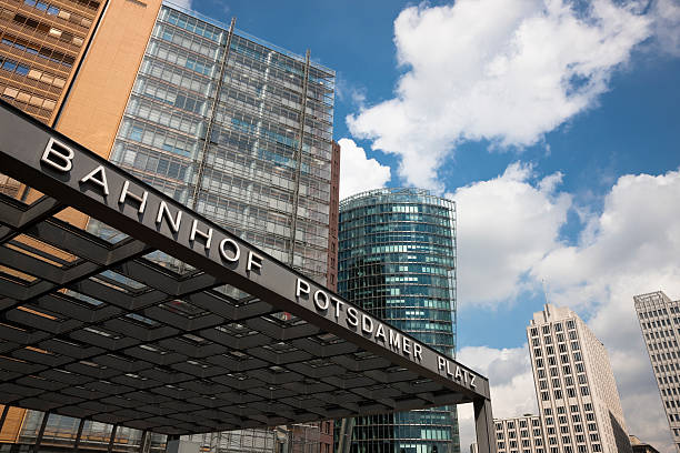 istock Potsdamer Platz Skyscrapers and Train Station, Berlin, Germany 171304743