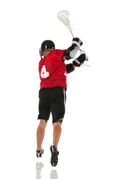 istock Rear view of a lacrosse player in action 171304760