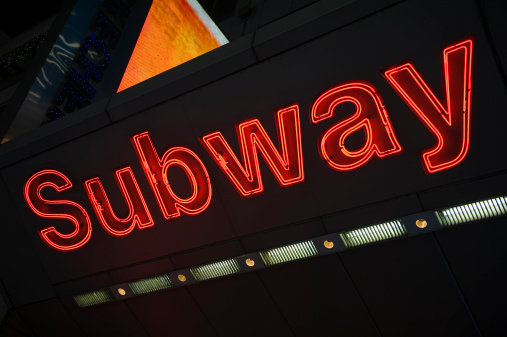 Neon subway sign in New YorkTo see more images click on the link below :
