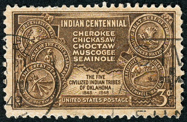 istock Indian Territory Of Oklahoma Stamp 171305015
