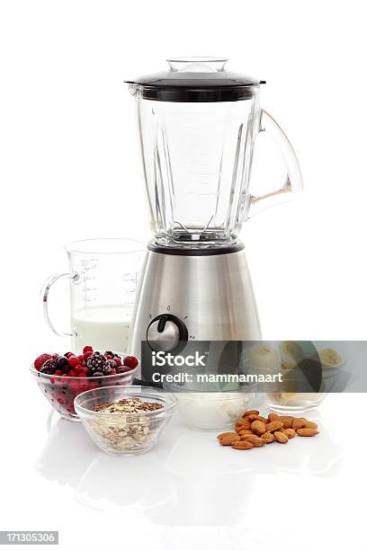 Liquidificador Com Ingredientes De Fitness Com Shake - Fotografias de stock e mais imagens de Liquidificador