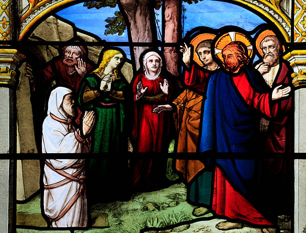 istock Part of a Stained Glass Window, Basilique Saint-Aignan, Chartres 171306029
