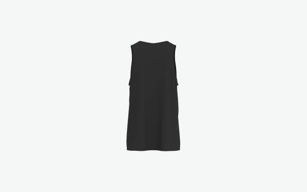 istock Black sleeveless t-shirt 3d image 1713062285