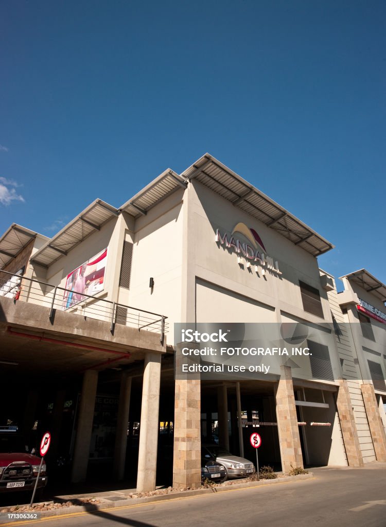 Manda Hill Mall, Lusaka - Royalty-free Admirar a Vista Foto de stock
