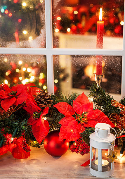 istock Christmas Decoration with Ornaments and Holiday Lights 171307120