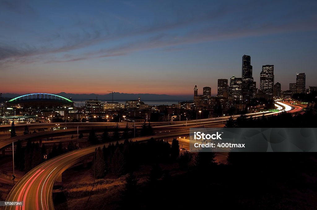Horizonte de Seattle - Foto de stock de Aire libre libre de derechos