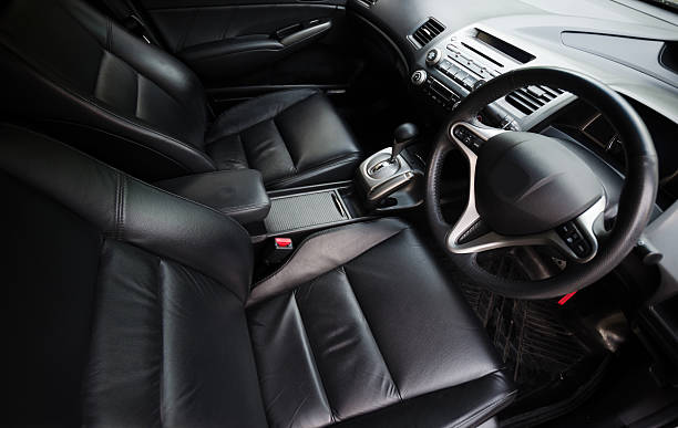 Interior of a modern car
