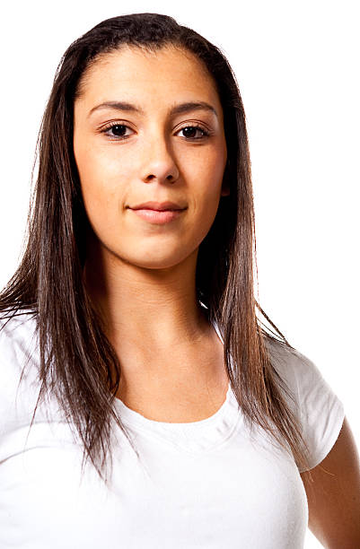 istock Teenage Girl Posing on White 171307955