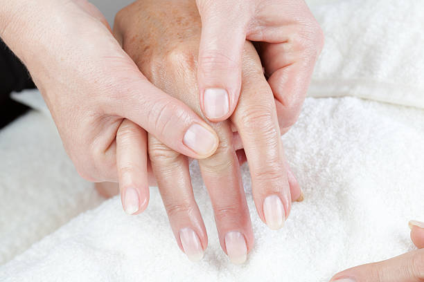 istock Hand palm massage, peeling or moisturizing procedure 171308122