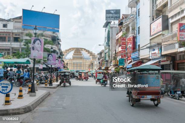 Пномпень Естественный Street Scene — стоковые фотографии и другие картинки Азиатский рынок - Азиатский рынок, Азиатского и индийского происхождения, Азия