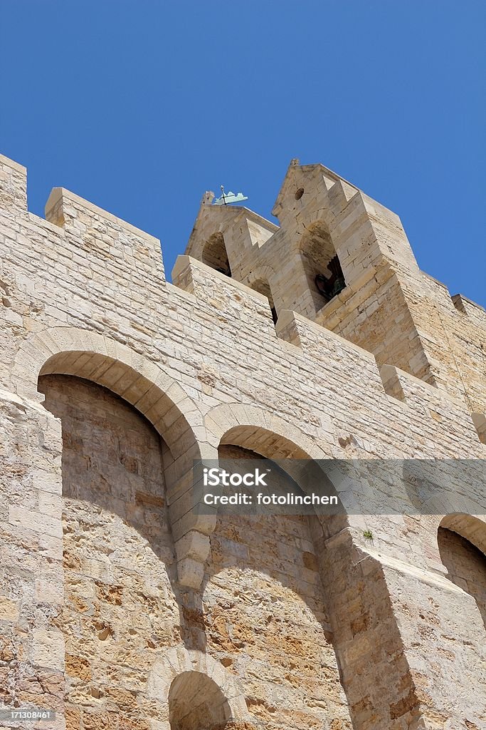 Kirche Saintes-Maries-de-la-Mer - Lizenzfrei Camargue Stock-Foto