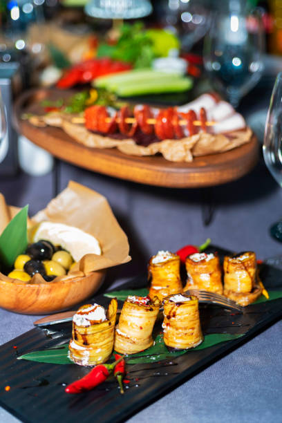 istock close-up of snacks on a banquet table 1713086878