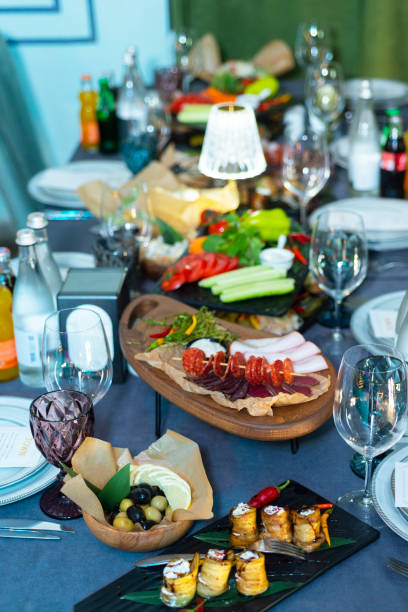 istock close-up of snacks on a banquet table 1713087999