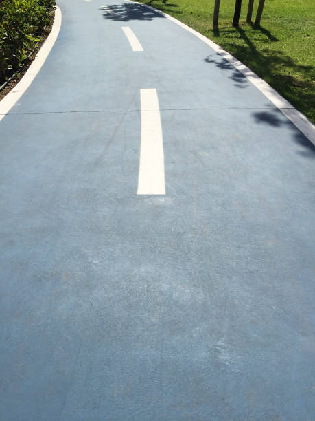 istock Bicycle lane in public park 1713089282