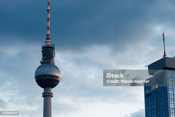 Berlin Television Tower In Alexander Platz And Skyscraper Germany Stock Photo - Download Image Now