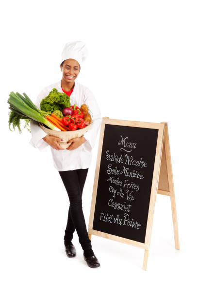 istock Small Business Happy Restaurant Chef Owner on White Background 171309736