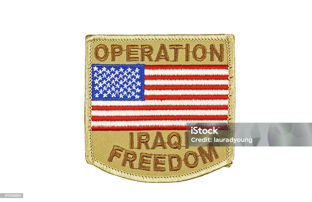 Operação iraquiano liberdade de cabos com terminais - Foto de stock de Guerra do Iraq royalty-free