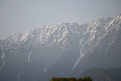 Snow-clad mountains at Himachal Pradesh