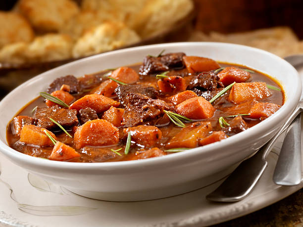 Irish Stew with Biscuits
