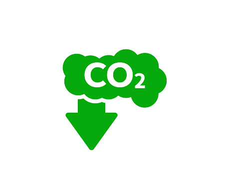 Green cloud co2 reduction. Global ecology exhaust emission smog concept. Limit Global Warming and Climate Change vector design and illustration.