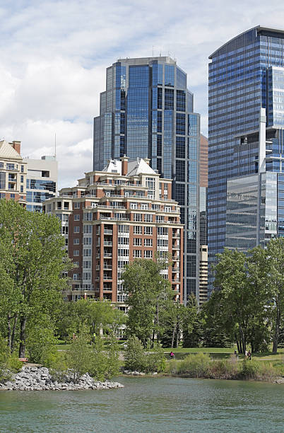 istock Downtown Buildings by the Bow River, Calgary, Alberta, Canada, Spring 171310981