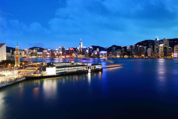 istock Victoria Harbor and Hong Kong 171311003