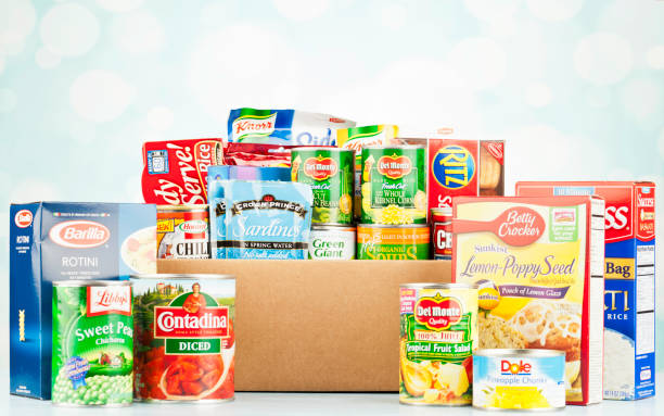 alimentos unidade de recolha - non perishable imagens e fotografias de stock